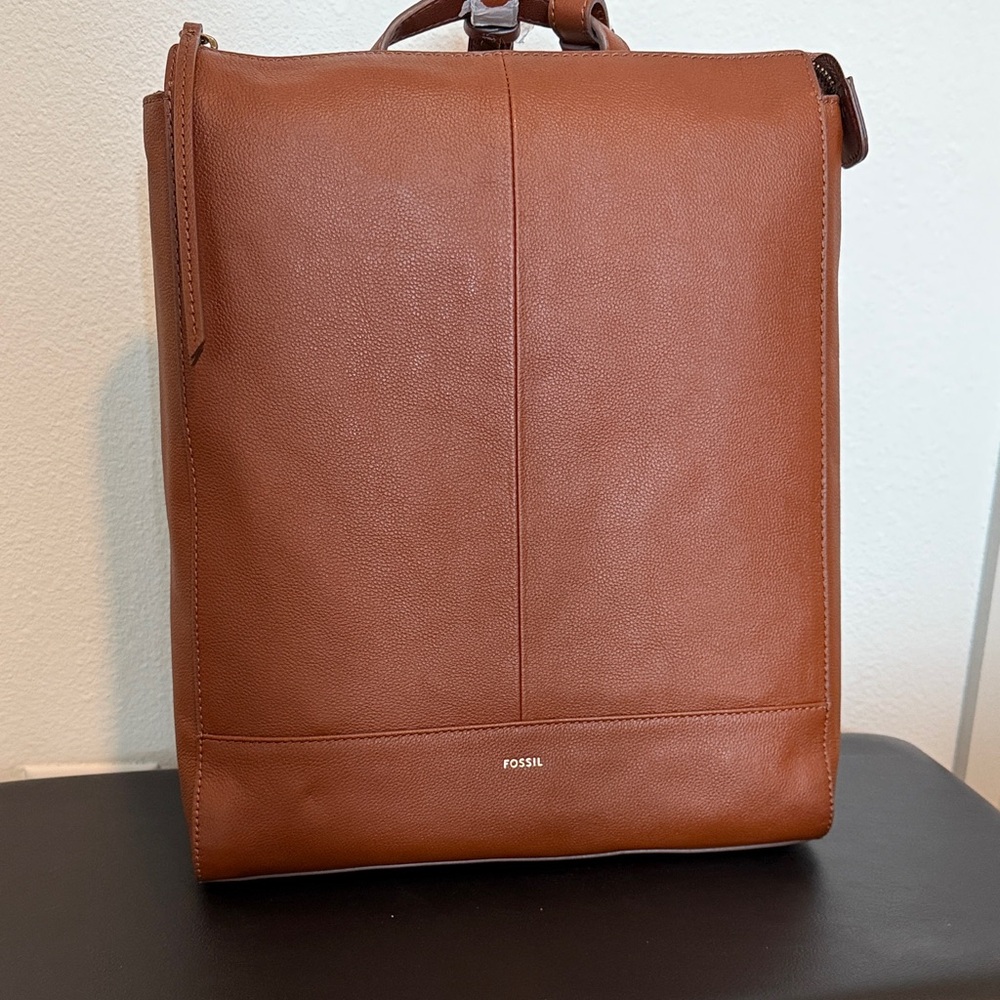 Fossil Elina Convertible Medium Leather Backpack